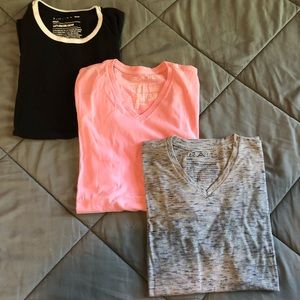 The Rail Women’s short sleeved, lightweight, t-shirts - qty 3 - size Medium